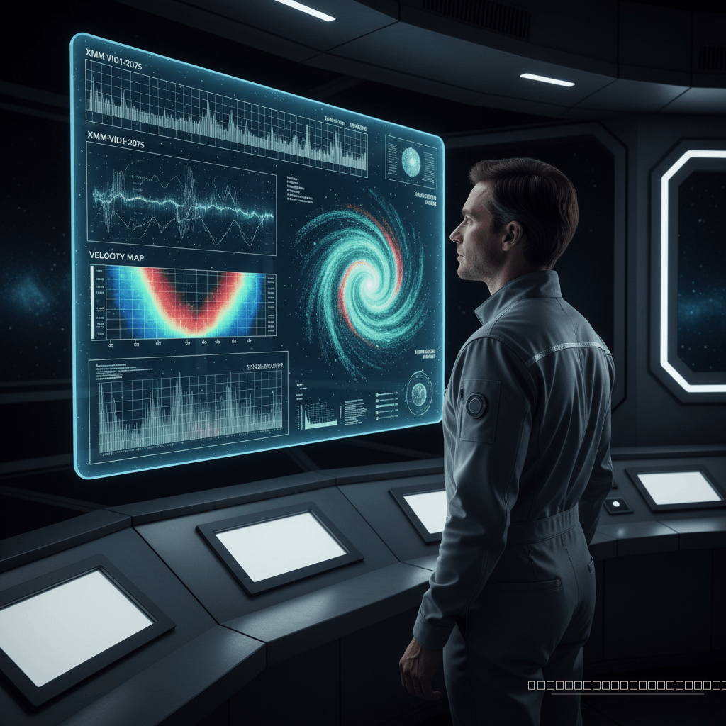 Com o olhar penetrante do Telescópio Espacial James Webb, cientistas desvendam os segredos de XMM-VID1-2075, reescrevendo a história cósmica.